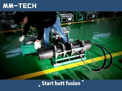 液体型HDPE管の溶接機