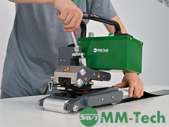 ヘビーデューティー ジオホットウェッジ溶接機 SWT-Ns900 ジオメンブレン溶接シームデモンストレーション