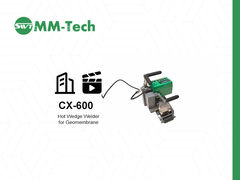 フルパワー ジオメンブレン溶接機 CX600 オーバーラップ溶接機