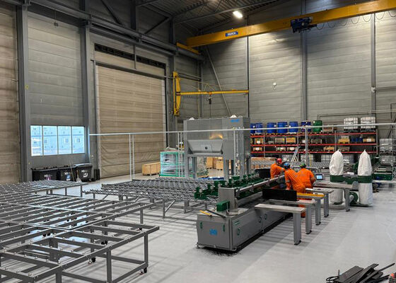 ノルウェーのサーモン養殖用大型タンク製造用SWT-PH6000 HDPEシート突合せ溶接機