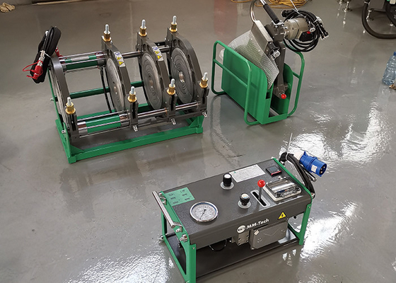 油圧PvdfのHdpeの管のバット融合機械90mm - 315mmの溶接