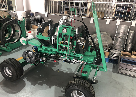 タイマー450mmのHdpeの管のバット融接機械8.38kw