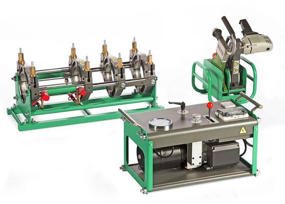 ISOのHdpeの融接機械、50mmのための油圧バット融合機械160mm