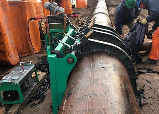 構造の作業現場のHdpeの管のための油圧バット融接機械