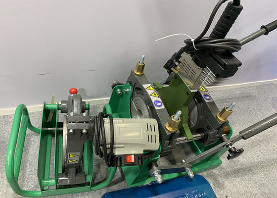230V 50mm-160mmのプラスチック管接合箇所機械、Hdpeのバット溶接機