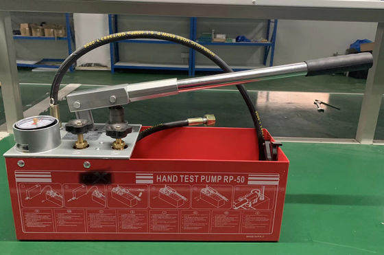 PR50Aの配管用具の配水管の手動手の流体静力学のハイドロ テスト ベンチ高圧テスト ポンプ