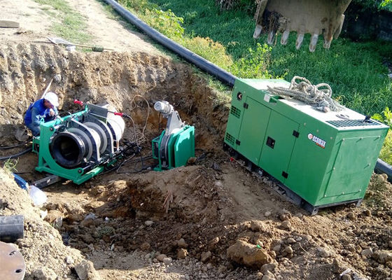 90mm - 250mmのための自動PE PPRのHDPEの管のバット融接機械