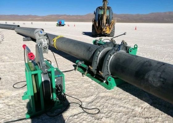 分野のHdpeのPeの管のガスの給水系統のための熱い共同Thermofusionの溶接機