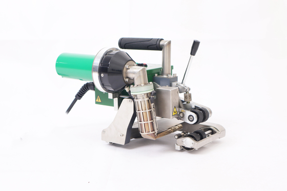 4.2m/Min 220vのHdpeポリ塩化ビニールの池はさみ金のためのプラスチック熱いくさびの溶接工