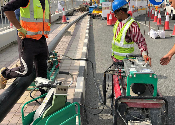 融合の90mmのHdpeの管の溶接のための油圧バット溶接工