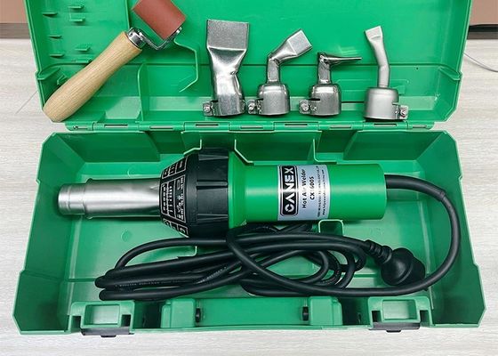 PE / PP / PVC / ABS / PVDF CX1600S 低騒音および様々なノズルオプション付き熱風溶接機